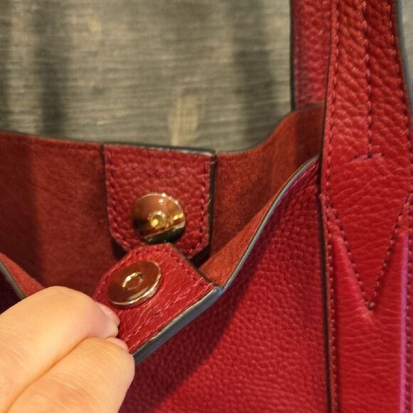 Michael Kors Cherry Red Tote - Picture 8 of 8